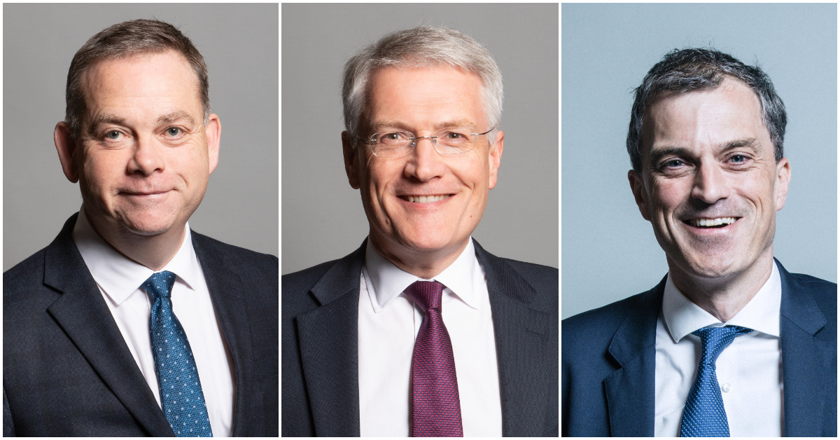 Harrogate MPs Nigel Adams, Andrew Jones and Julian Smith.
