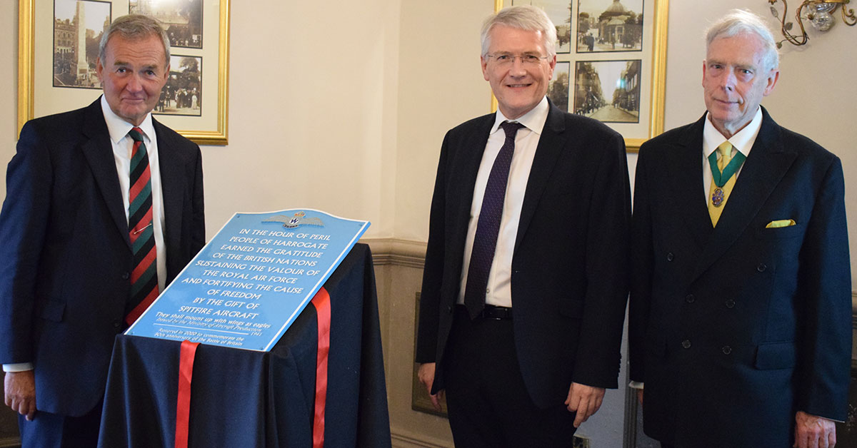 Spitfire plaque unveiled