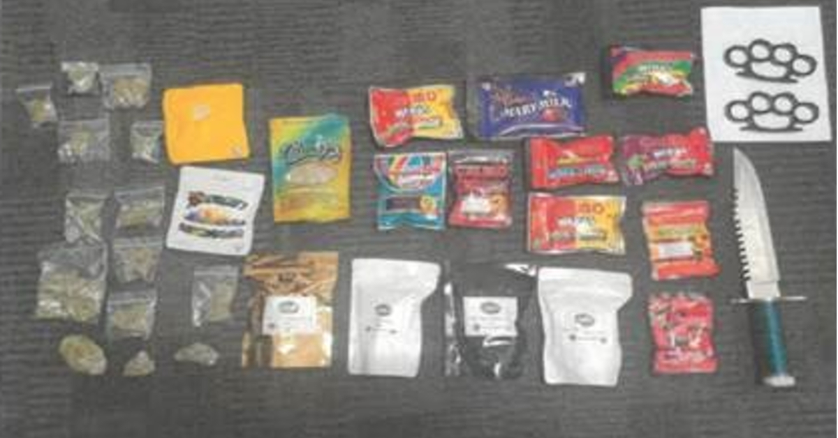 Police seized what they believe were drugs disguised as sweets from four teenagerss in Ripon
