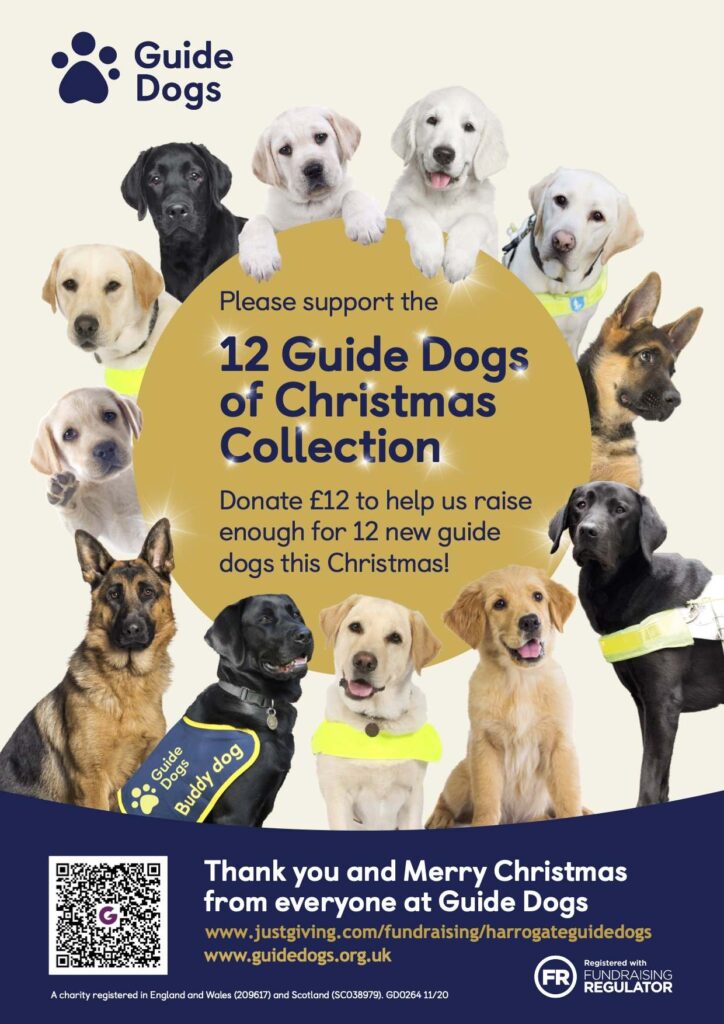 Harrogate guide dogs poster