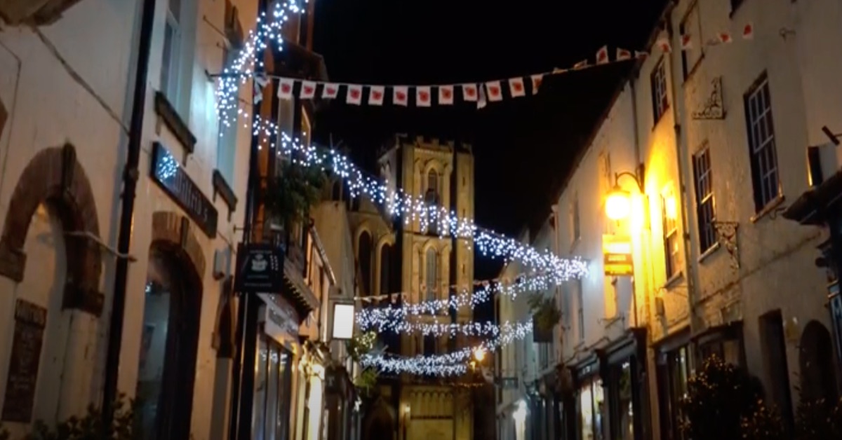 Ripon Christmas lights were switched on last night.