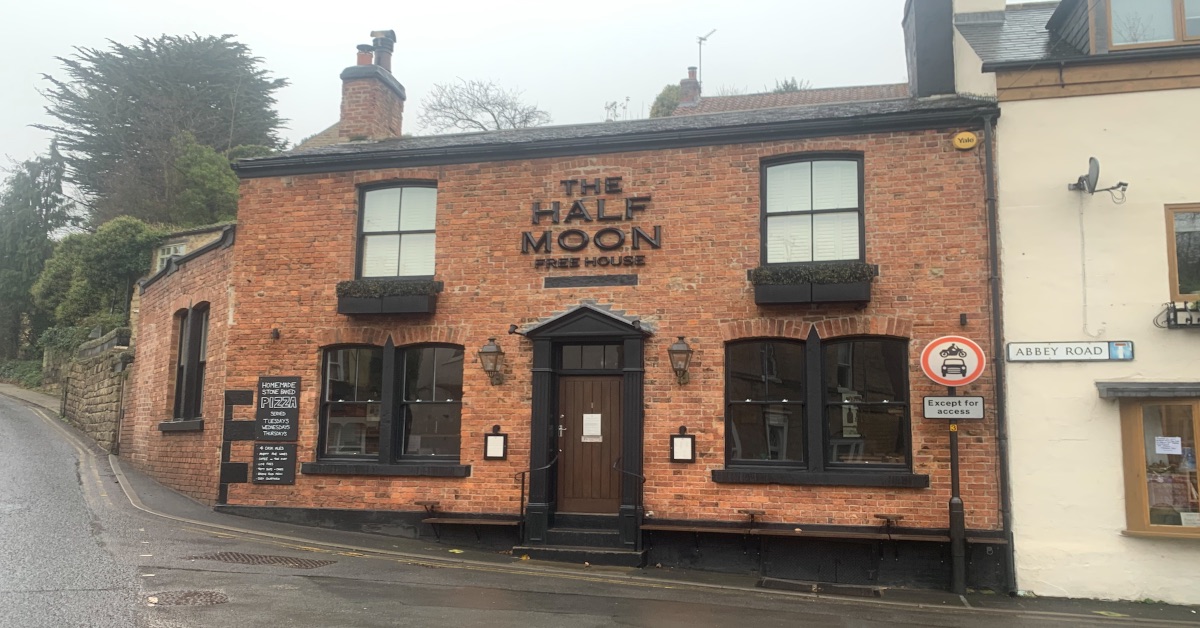 The Half Moon pub in Knaresborough.