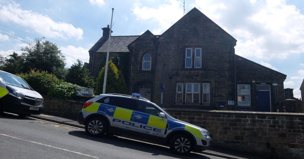 Photo of the former Pateley Bridge police station on King Street in the town. Picture: Nidderdale AONB.