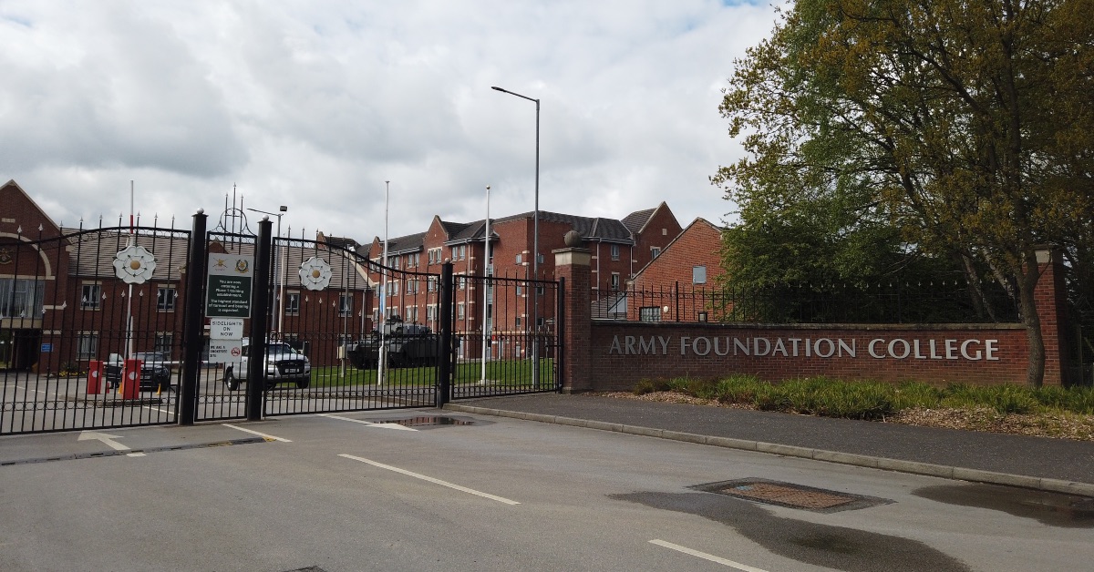 The Army Foundation College in Harrogate.