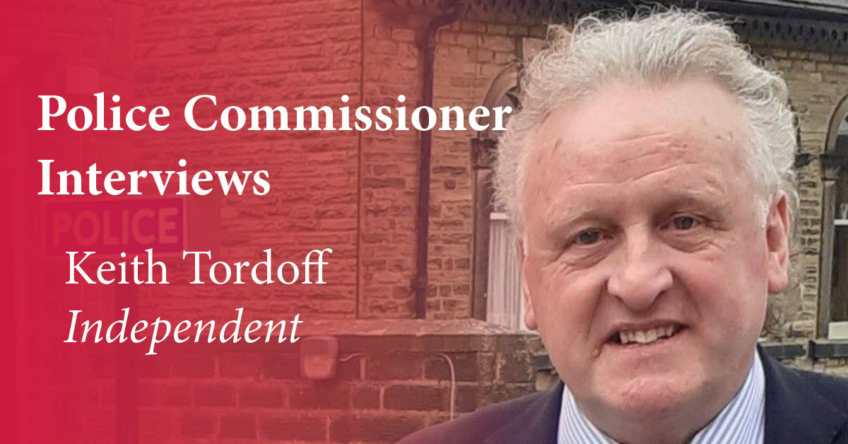 Keith Tordoff, Independent candidate for North Yorkshire Police, Fire and Crime Commissioner.