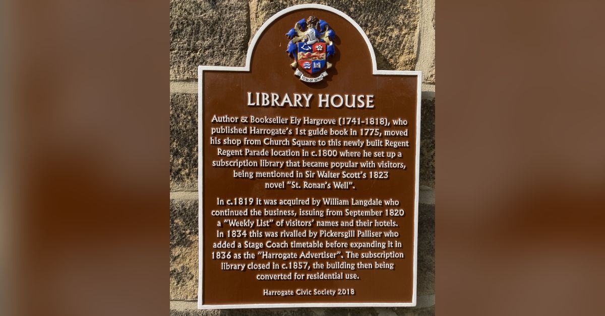 Library House plaque