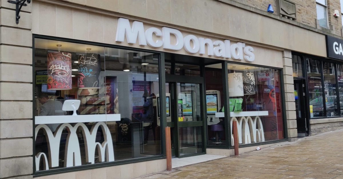 McDonald's restaurant on Cambridge Road, Harrogate.