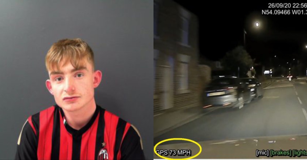 William Geoffrey Mann, 22, was jailed for eight months and banned from driving for a year.