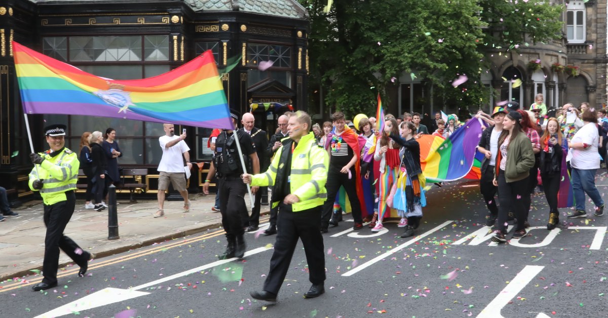 Harrogate Pride parade