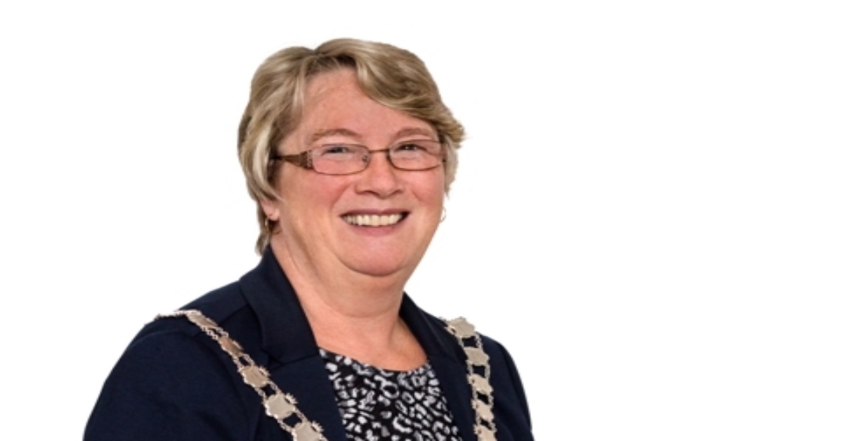 Christine Willoughby, mayor of Knaresborough.
