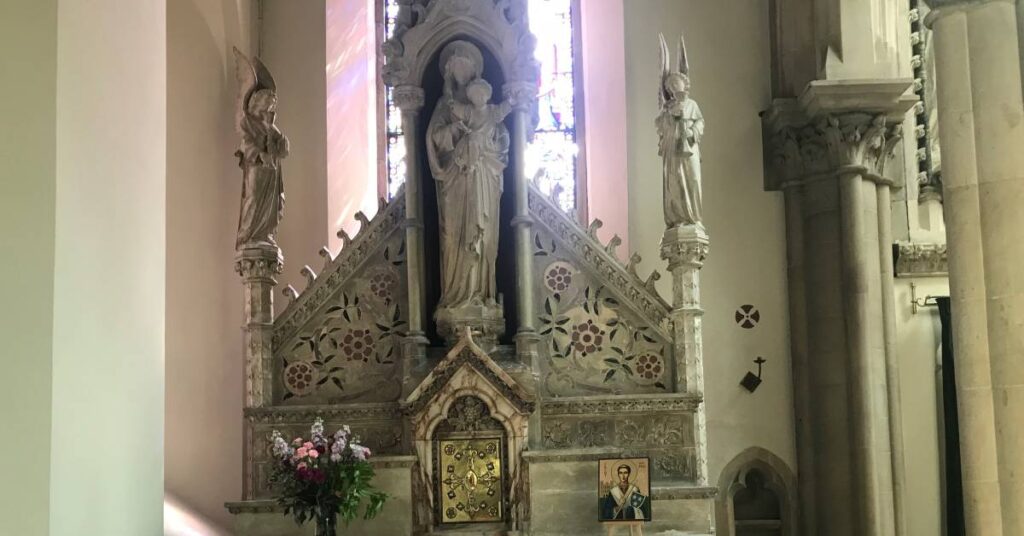 Photo of the Lady Chapel at St Wilfrid's Catholic Church