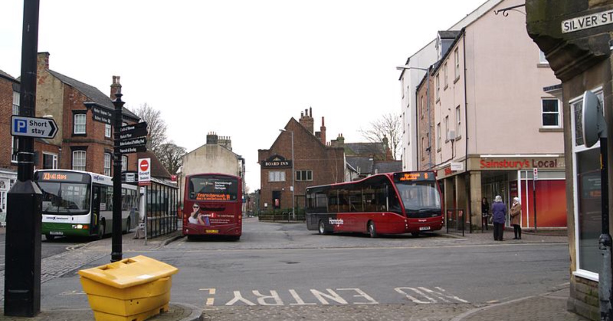 Knaresborough Bus Station, where the service had just departed before the alleged assault. Picture: Michael Taylor.
