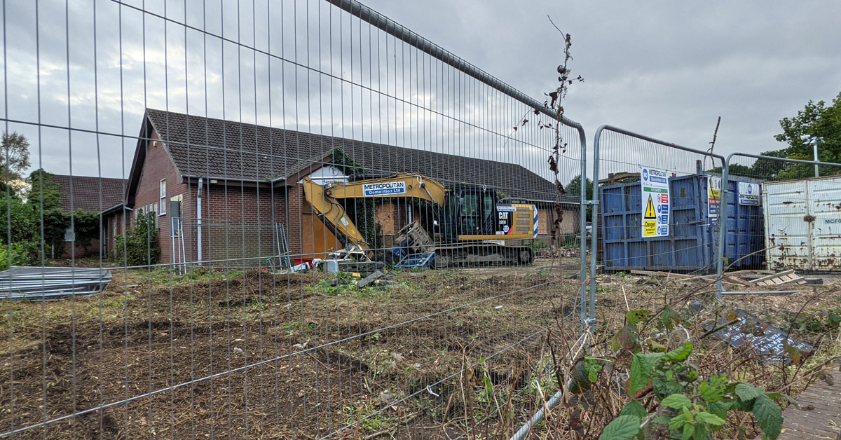 The site of the former dental surgery on Wetherby Road, which has since been demolished.