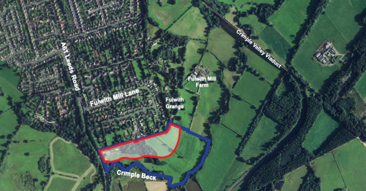 The site plan for the homes in Crimple Valley.