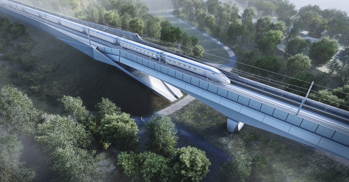 Images of the HS2 project, which will no longer be connecting to Leeds.