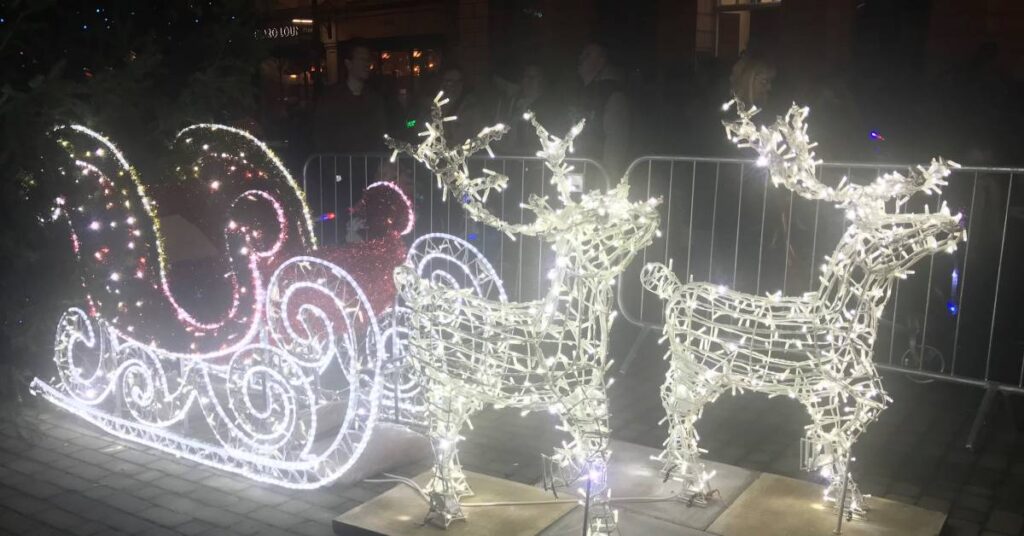 photo of light up sleigh Ripon