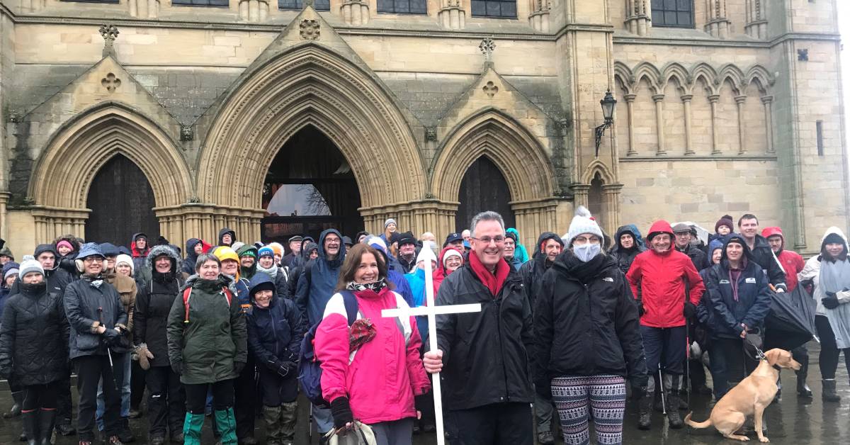 Pilgrims brave the elements for Ripon’s Boxing Day walk