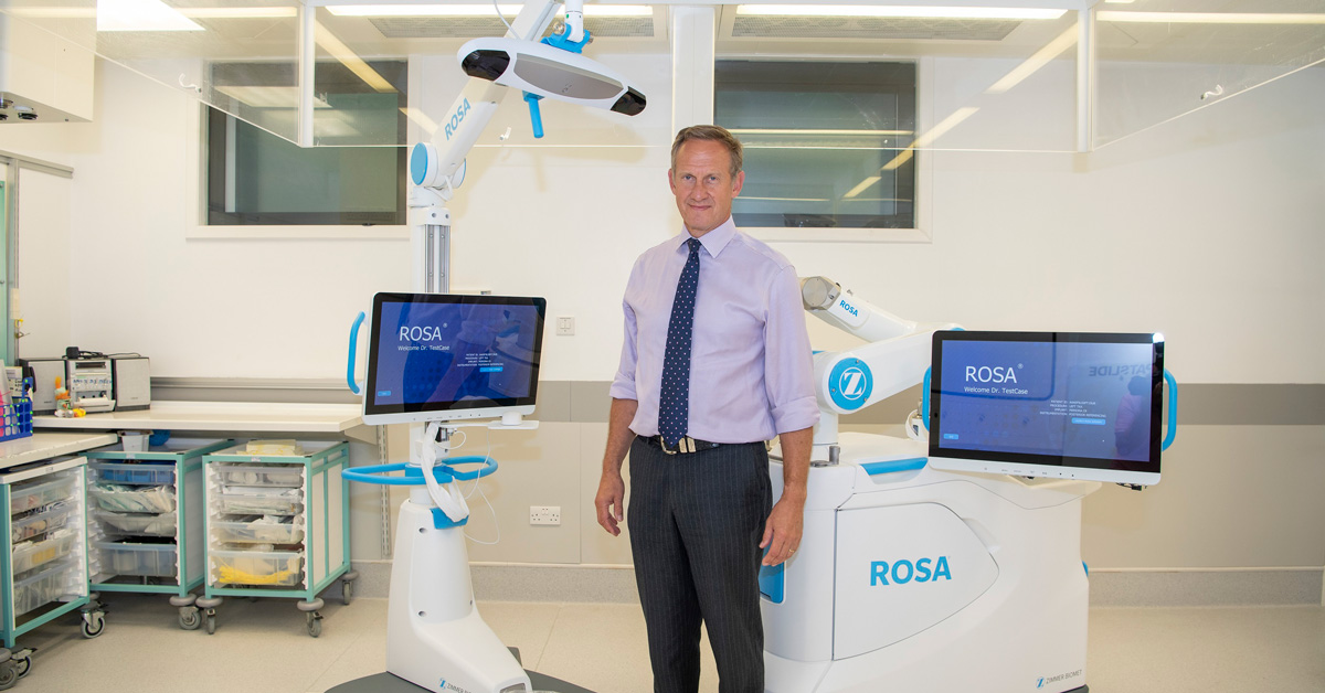 Private Harrogate hospital drafts in robot with £250,000 investment