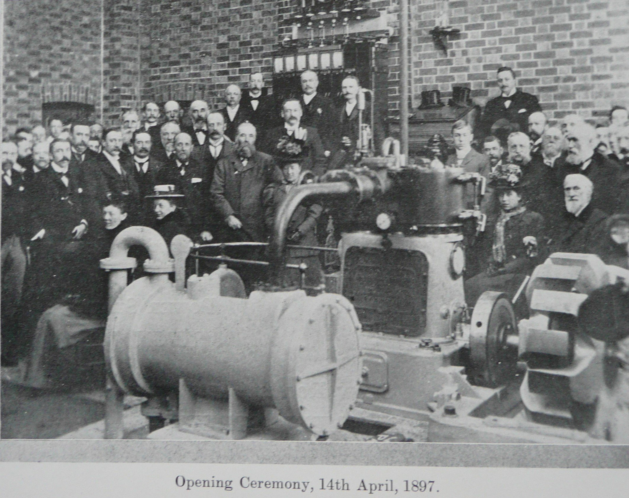 Electricty works 1897 opening ceremony Walker-Neesam archive
