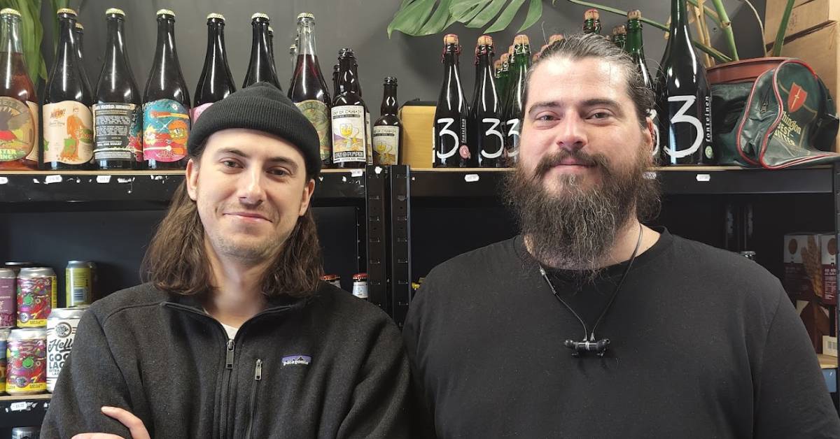 Husk Beer Emporium owners Danny Duckworth and Tom Gill