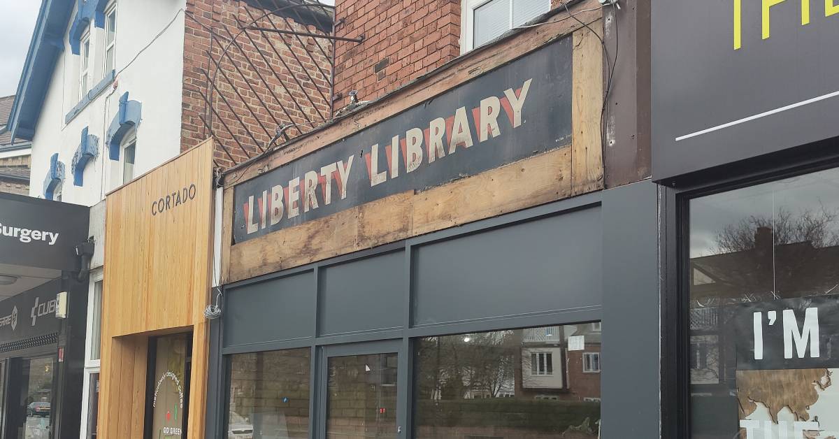 Refurbishment reveals ‘ghost sign’ of former Harrogate library