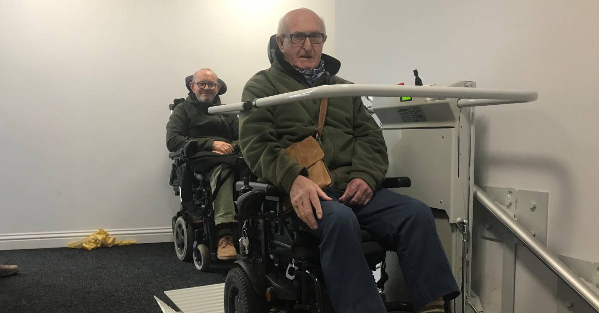 Photo of Wheelchair Lift at Arts Hub