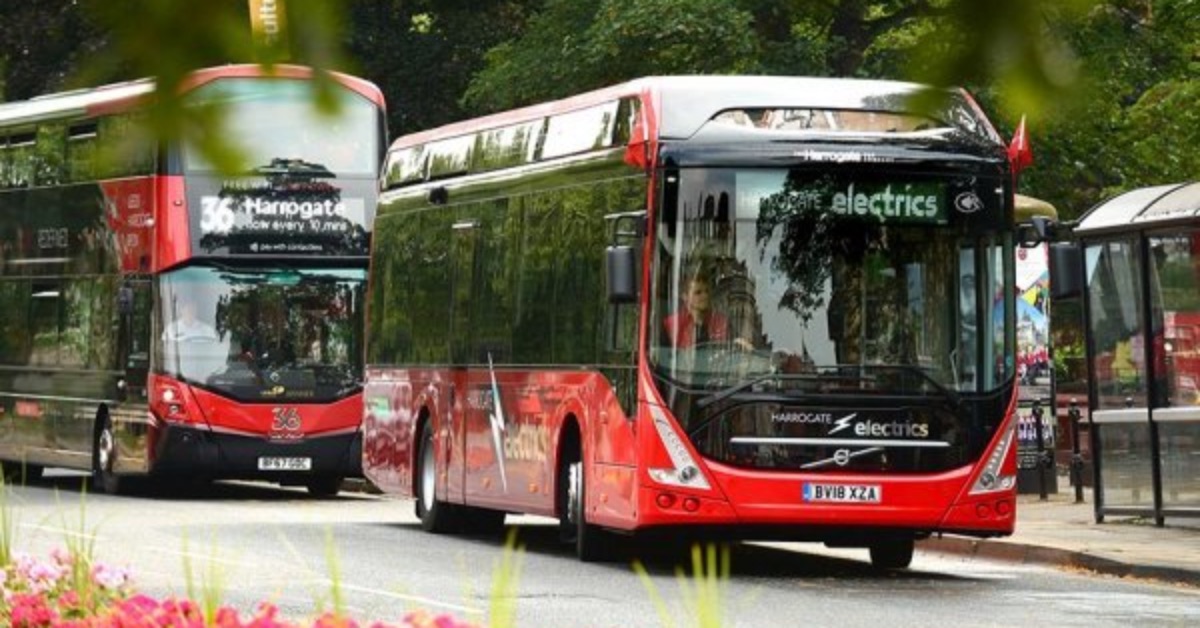 Harrogate Bus Company announces free electric bus rides for Platinum Jubilee
