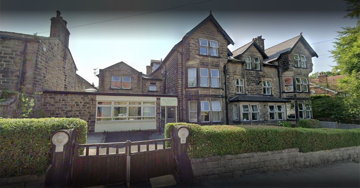 Mary Fisher House care home on Cold Bath Road in Harrogate.