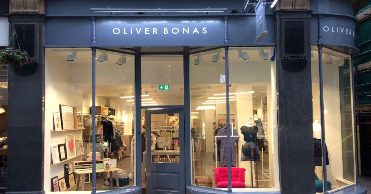 The Oliver Bonas store, Albion Street in Leeds.