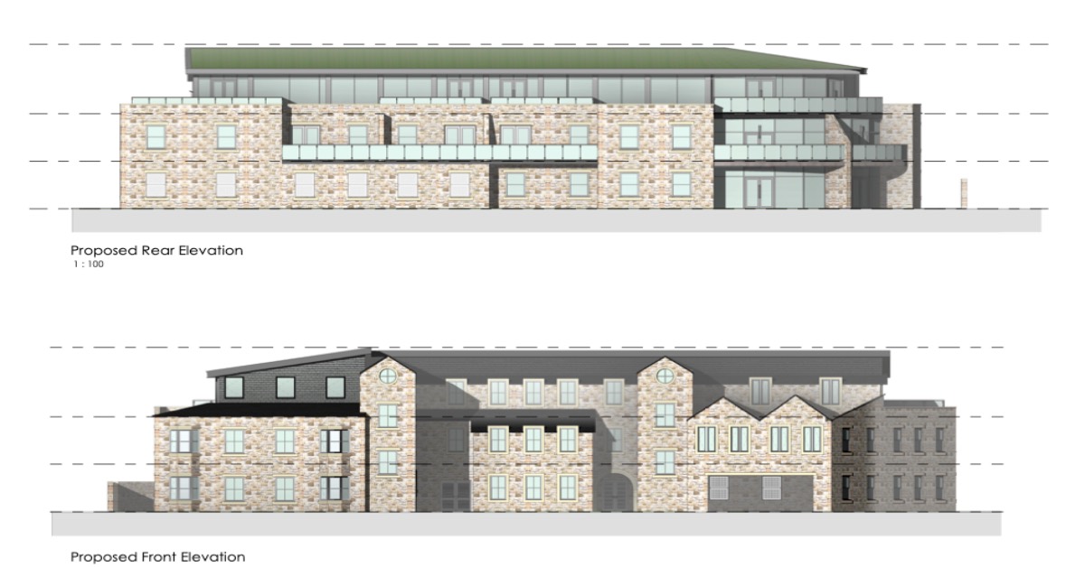 Visuals of the apartments as submitted to Harrogate Borough Council.
