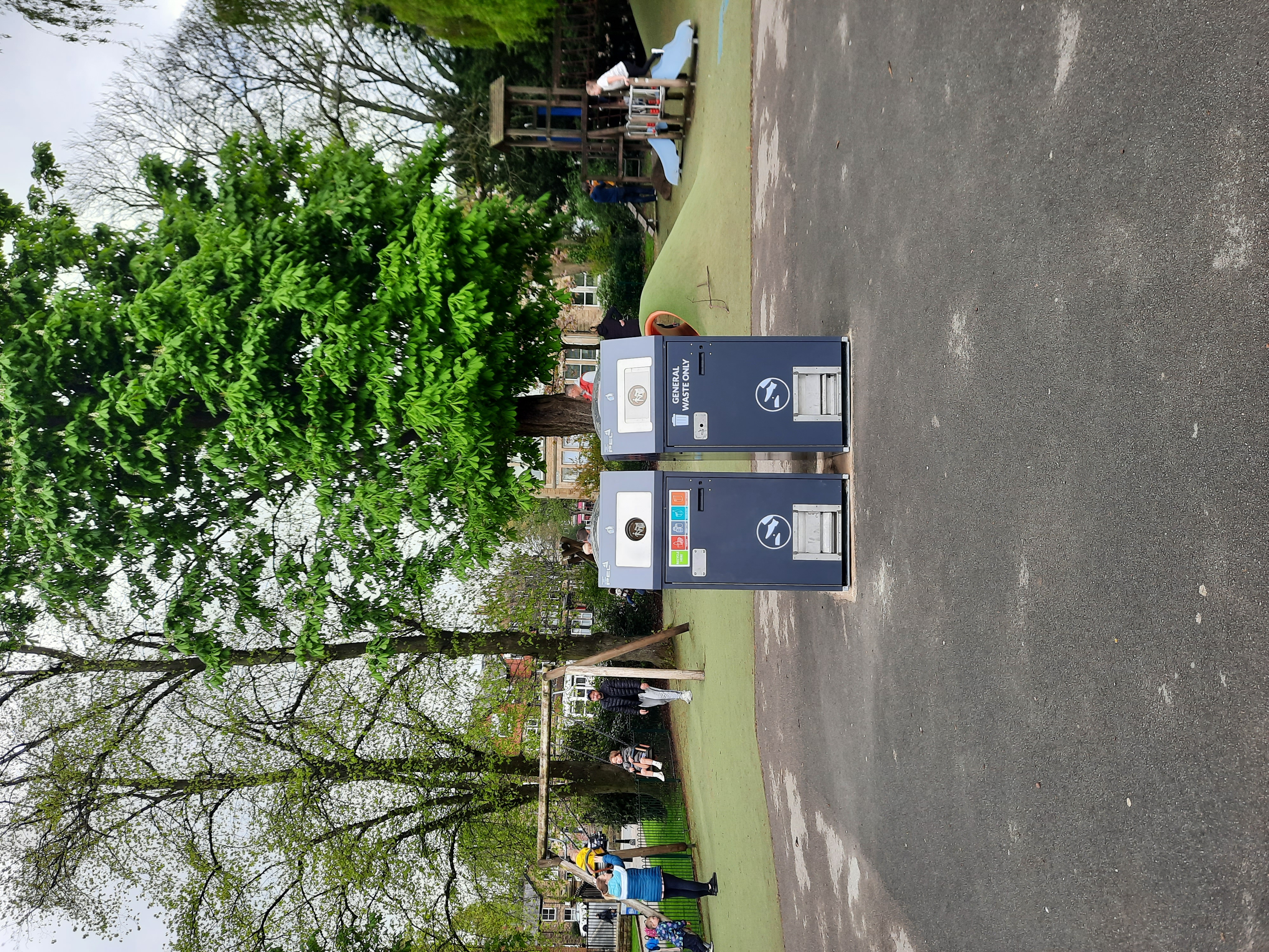 Smart bins at Valley Gardens