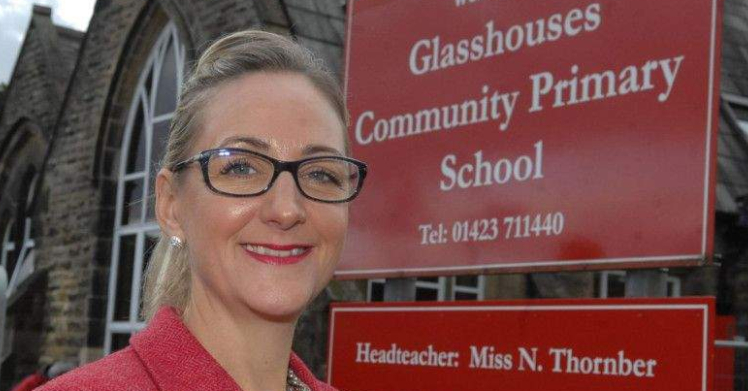 Nicola Thornber, headteacher of Glasshouses Primary School