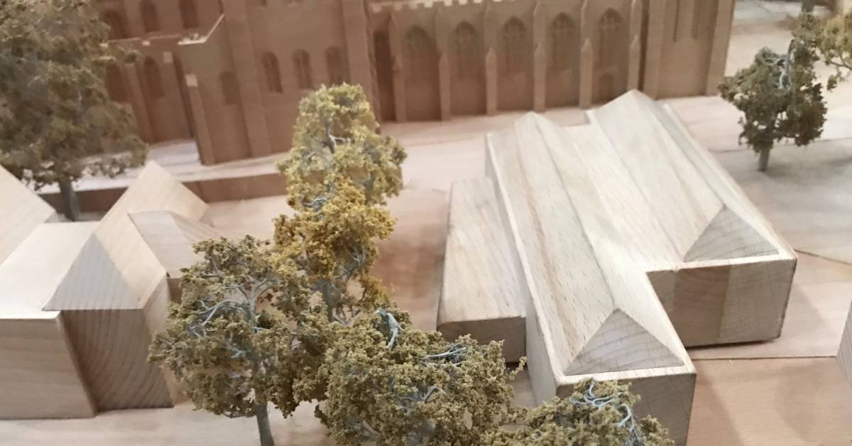 Model of New Ripon Cathedral building