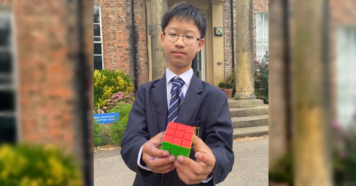 Ripon boy, 12, solves Rubik’s Cube in 10 seconds at European Championships