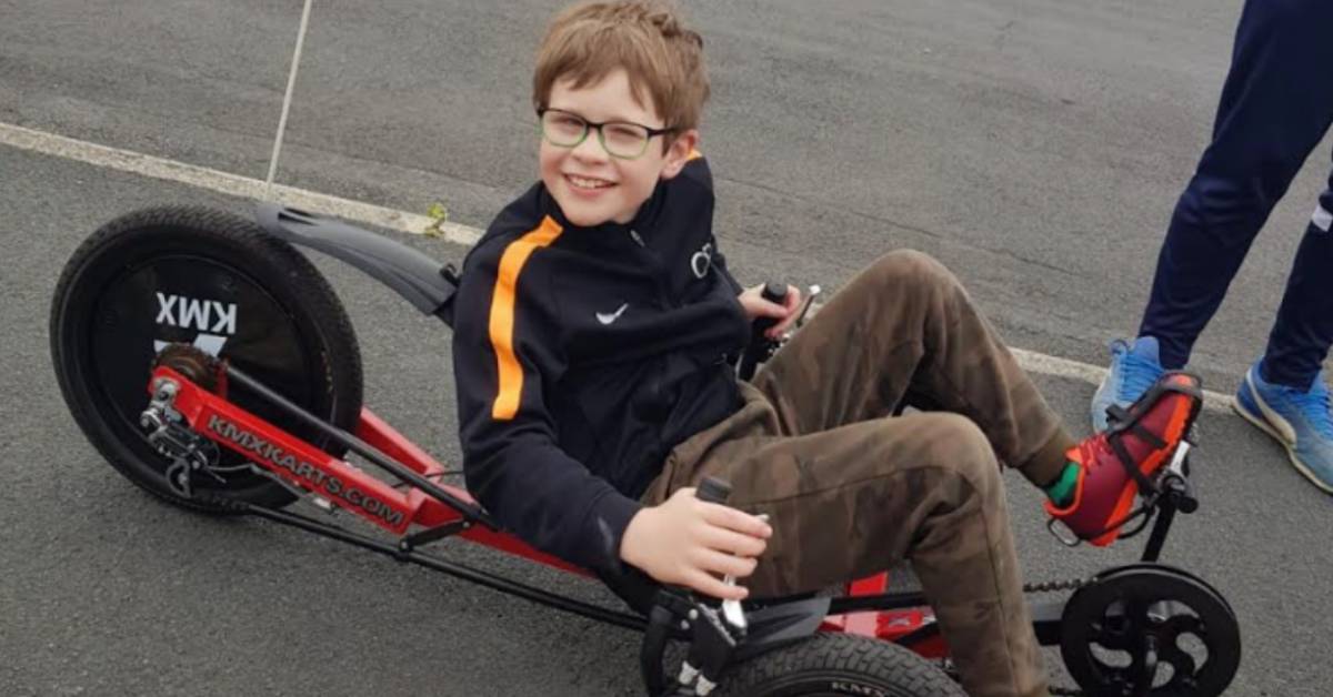 Harrogate boy, 9, with neurological condition now cycling to school