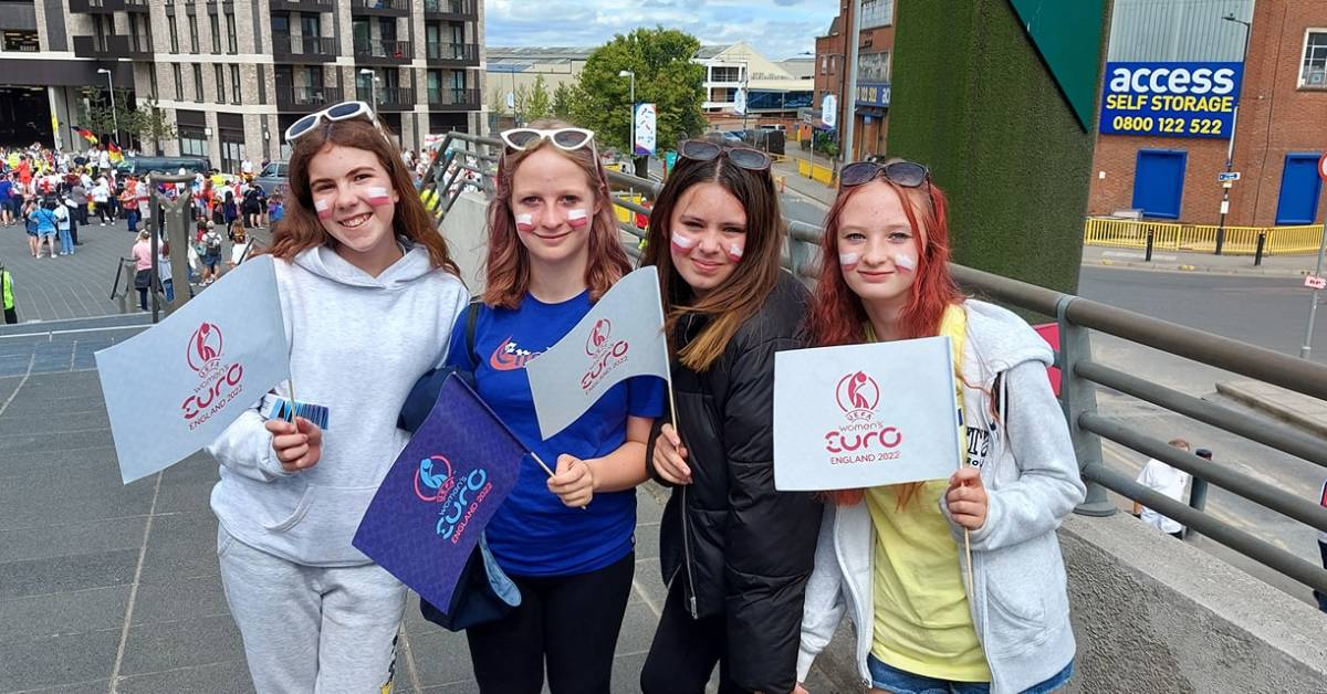 Boroughbridge girls savour day to remember at Euro 2022 final
