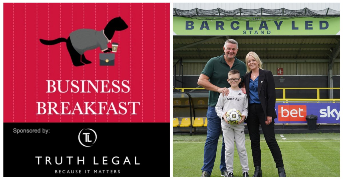 Business Breakfast: New Harrogate Town sponsorship deal