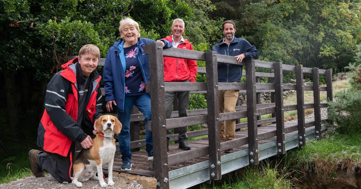 County’s first recycled plastic bridge installed at Masham