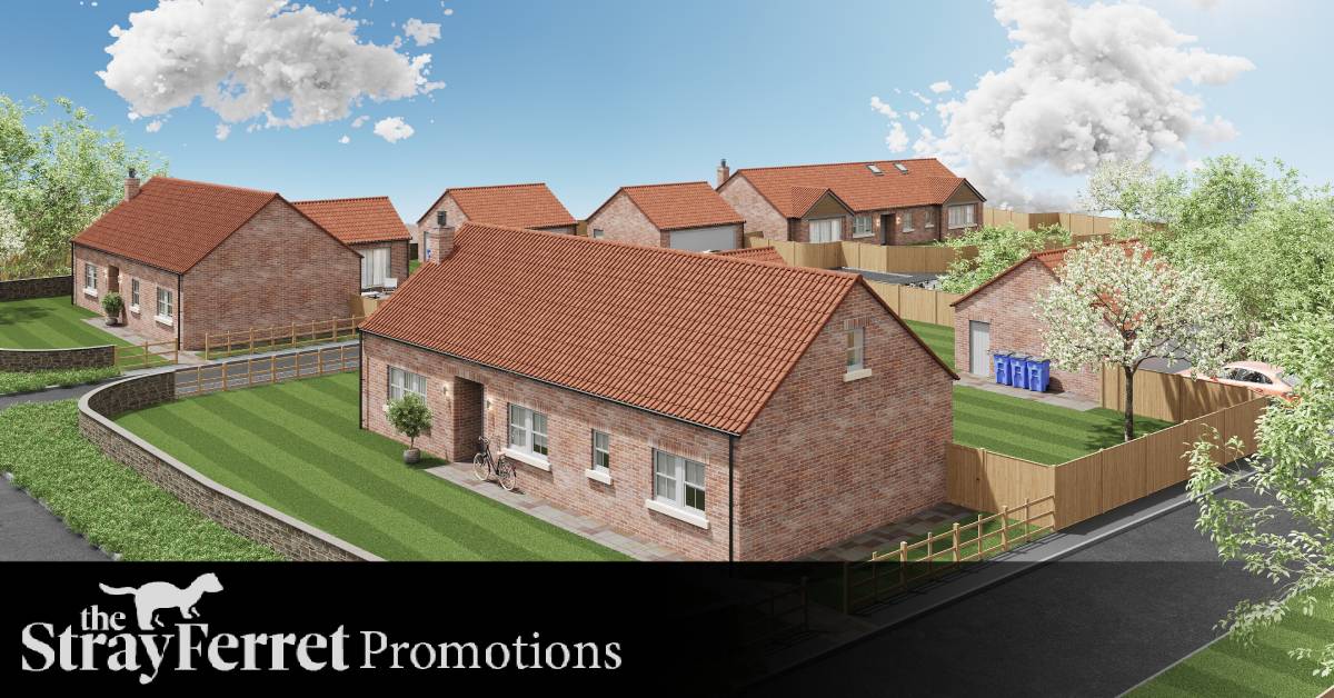 Luxury new-build bungalows go on the market in picturesque village of Rainton