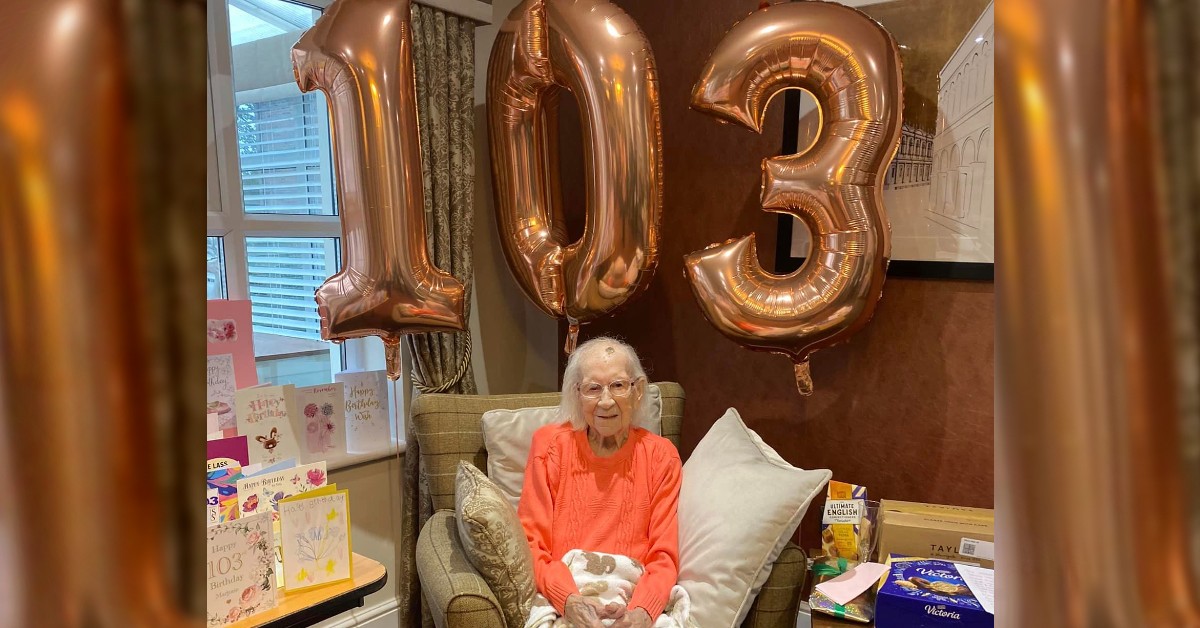 Marjorie Spiking marks her 103rd birthday