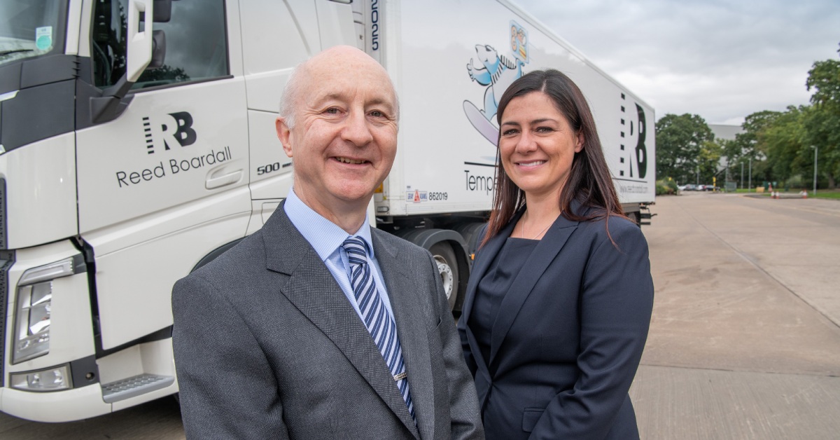 Marcus Boardall, chief executive of Reed Boardall, with finance director Sarah Roberts