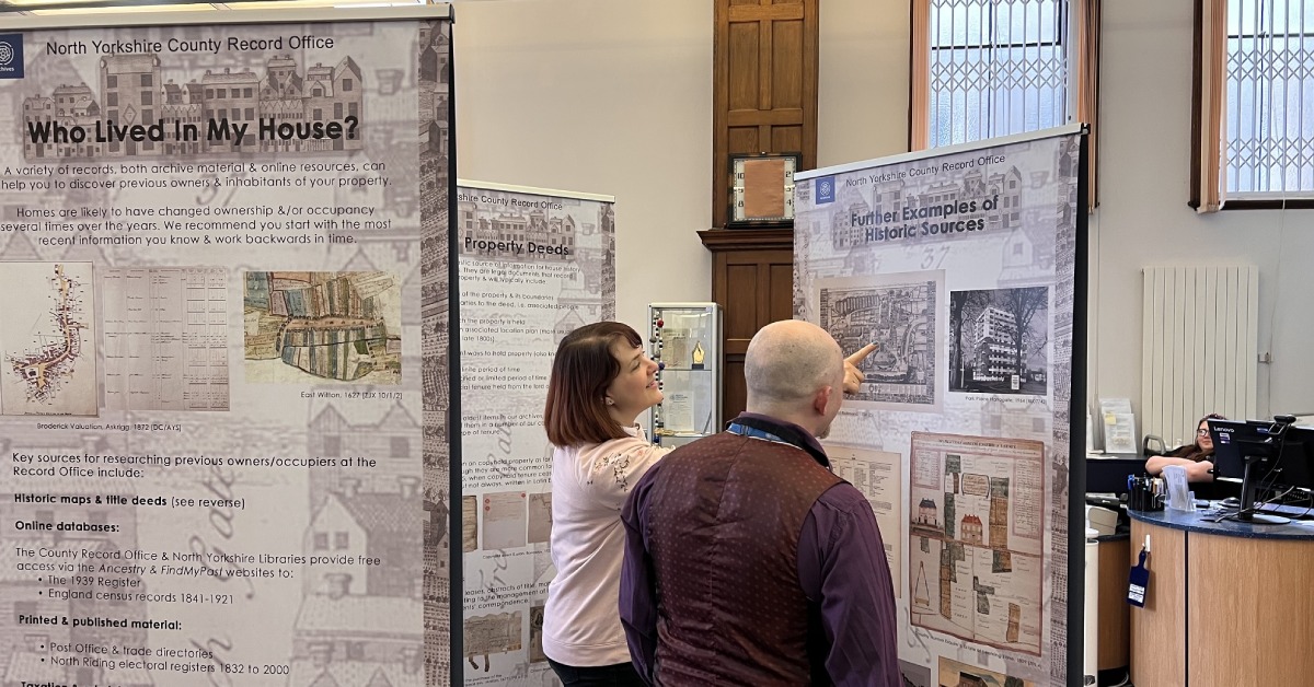Harrogate and Ripon libraries host house history exhibition