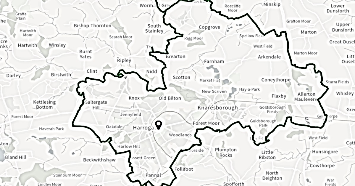 Proposals for the new Harrogate and Knaresborough constituency.