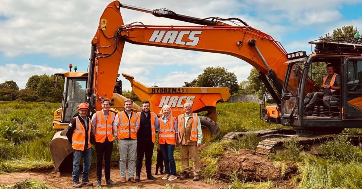 Northern Energy and HACS broke ground at the new site near Marton-cum-Grafton.