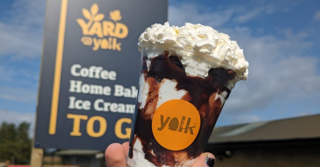 The new Yard@Yolk on Yolk Farm will offer milkshakes and other treats
