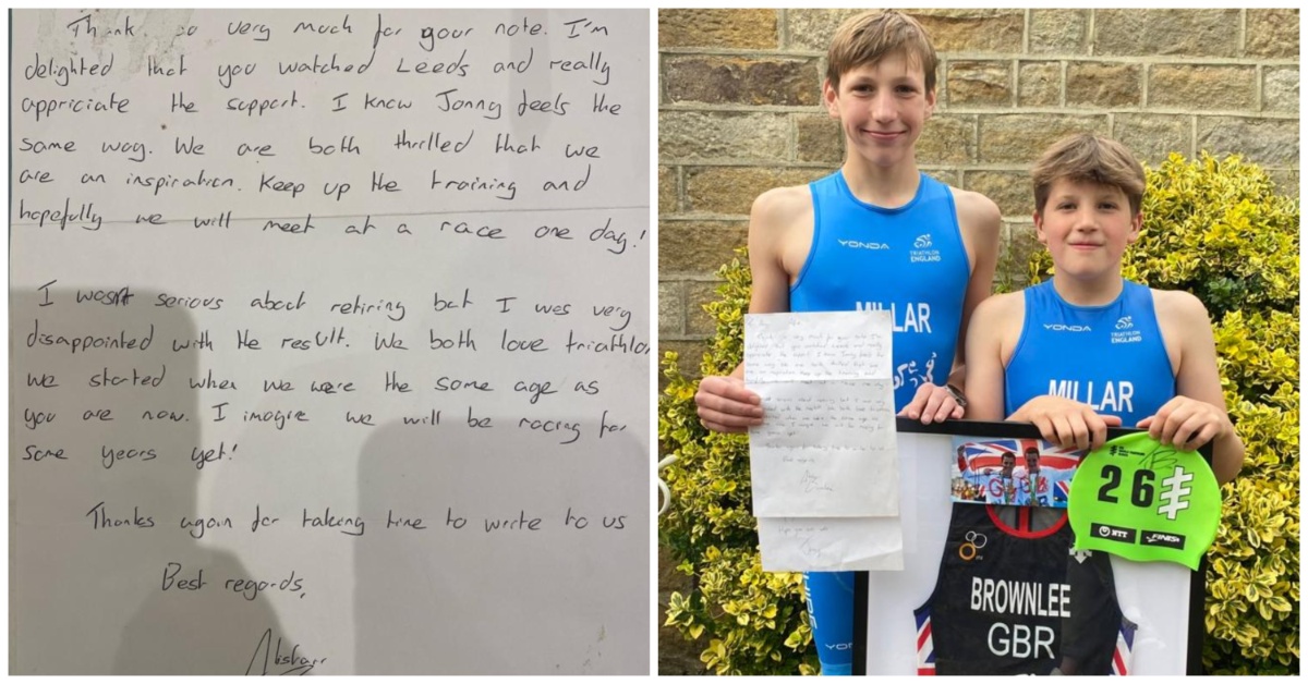 Young Pateley triathlete brothers inspired by Yorkshire Olympians
