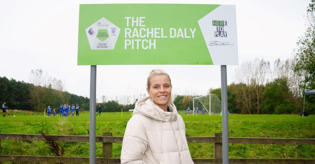 Football pitch in Killinghall named after local Lioness Rachel Daly