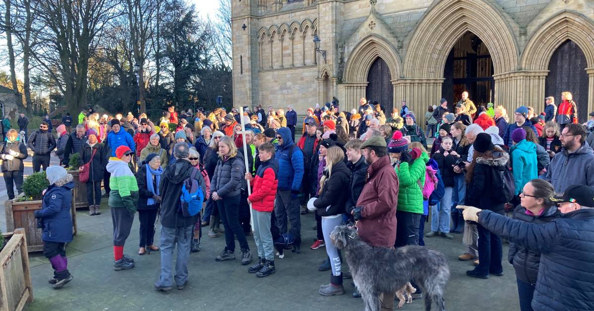 Hundreds join in Ripon Cathedral’s annual pilgrimage to Fountains Abbey