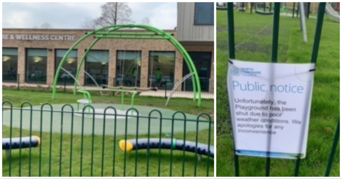 School holiday frustration as Knaresborough play area remains closed