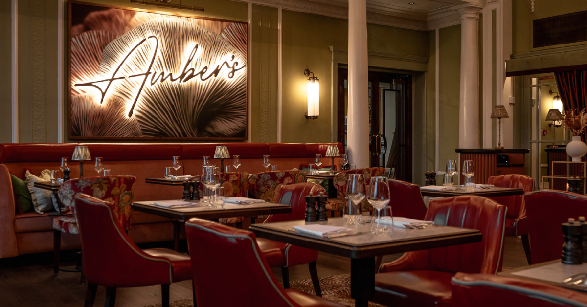 Amber’s restaurant at Cedar Court Hotel in Harrogate is now open